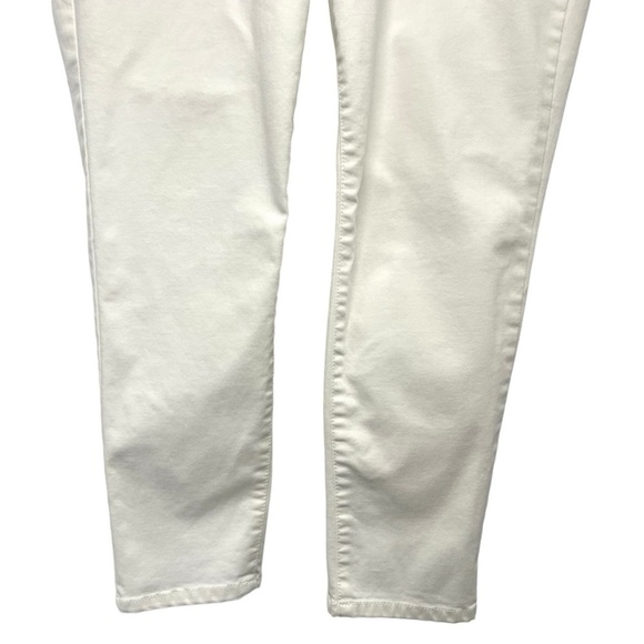 Democracy Abroad Technology Optic White Stretch Skinny Jeans Women’s 12 - Picture 7 of 14